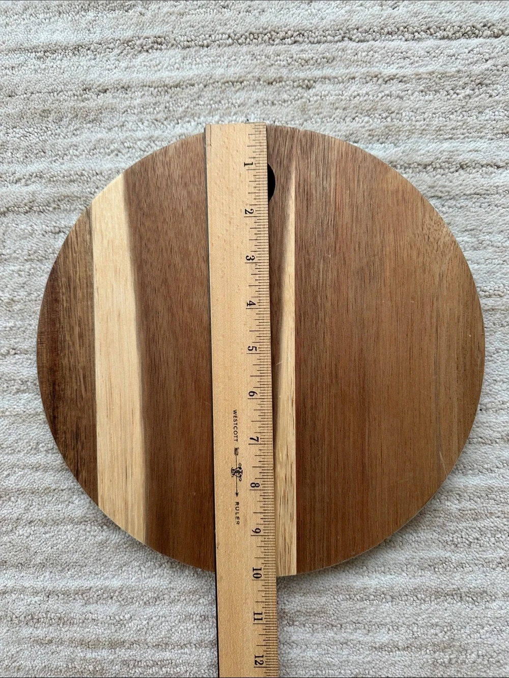 Threshold by Target Acacia Round Cutting Board Charcuterie 10”